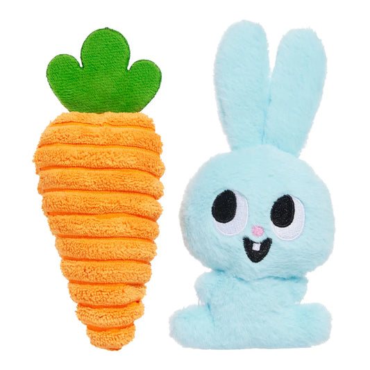 Harriot & Carrot 2 pack plushy dog toys