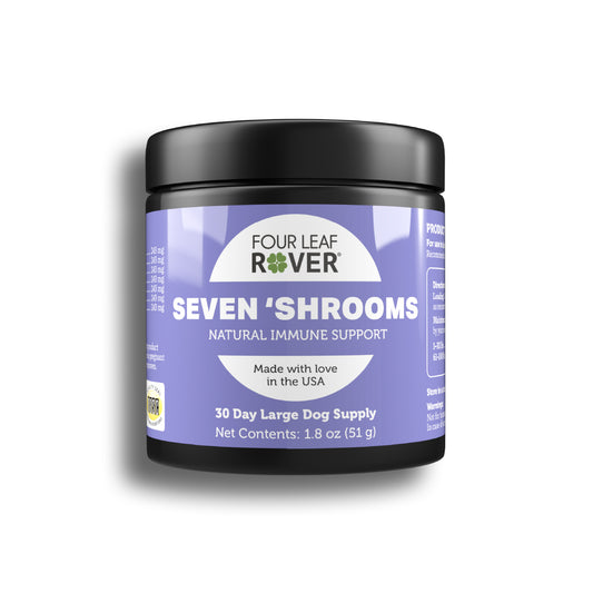 FOUR LEAF ROVER SEVEN 'SHROOMS NATURAL IMMUNE SUPPORT container