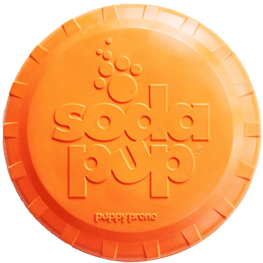 Soda Pup Rubber Frisbee