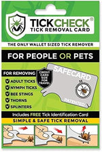 TICKCHECK Tick Removal Card - the only wallet-sized tick remover