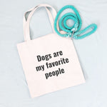 dog lover canvas tote