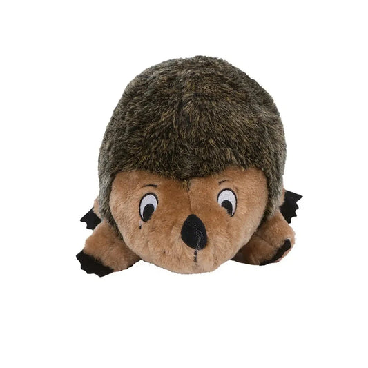 Front view of the Grunt & Squeak Hedgehog dog toy
