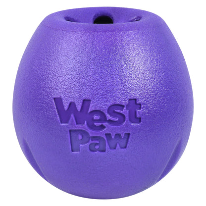 Purple West Paw Rumbl dog toy