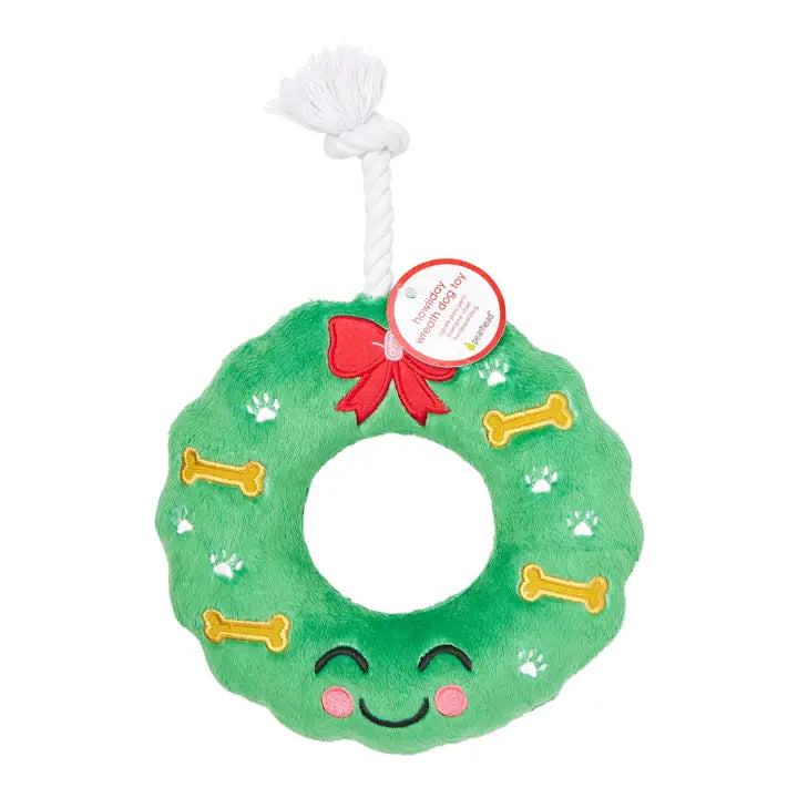 Howliday Wreath Dog Toy