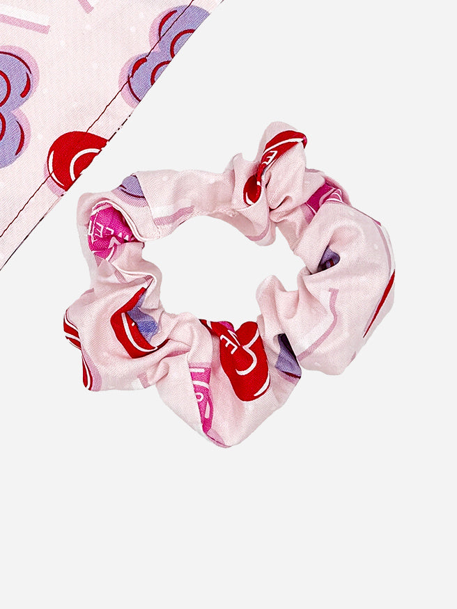 Lollipop Hearts Scrunchy