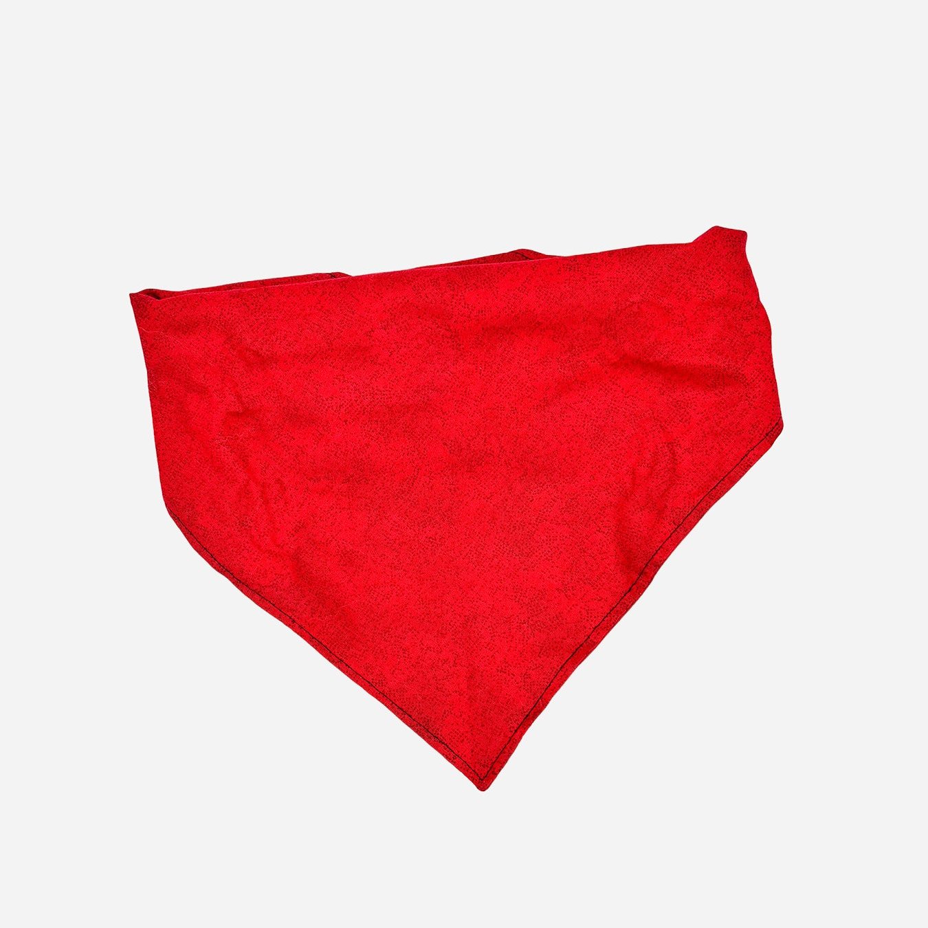 Vibrant Red Dog Bandana