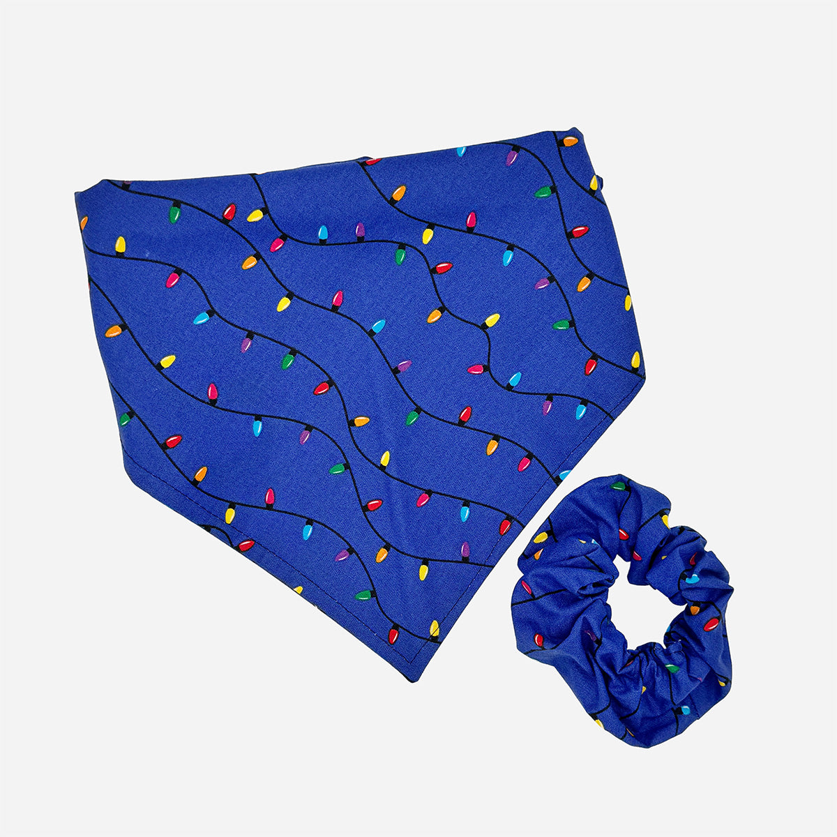 Holiday Lights Dog Bandana