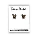 Sona Studios Pit Bull earrings - hypoallergenic - lead & nickel free