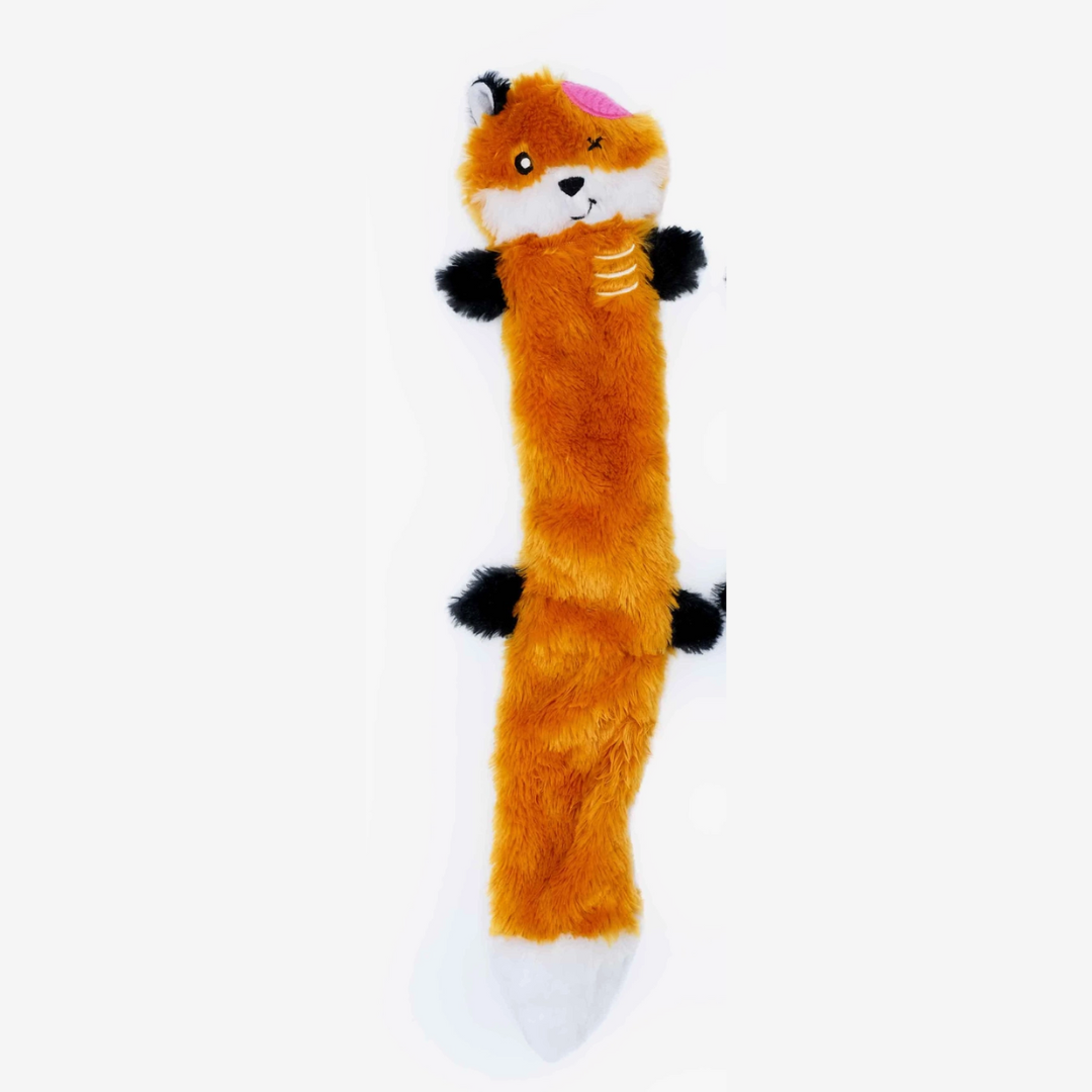 No-Stuffing Zombie Fox Dog Toy