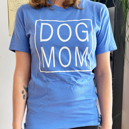 Periwinkle Dog Mom T-Shirt