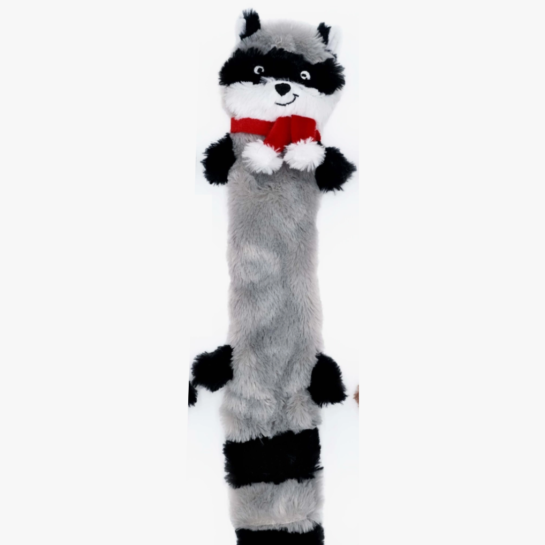 No-Stuffing Scarf Raccoon Dog Toy