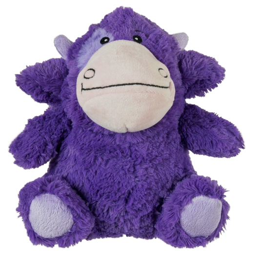 Purple Small Chuckle Cow Dog Toy