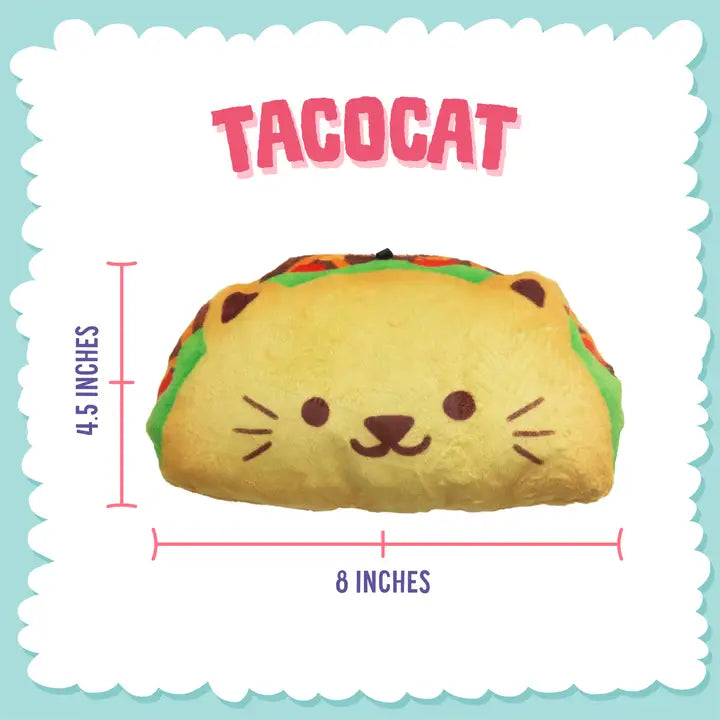 Tacocat Dog Toy 4.5 inches x 8 inches