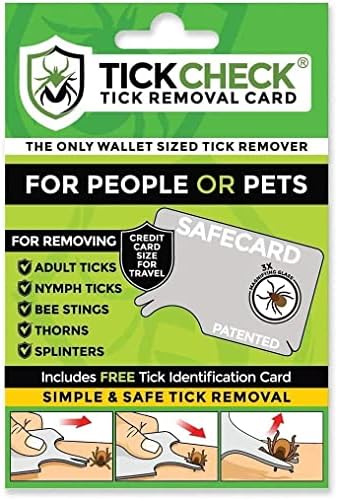 TICKCHECK Tick Removal Card - the only wallet-sized tick remover