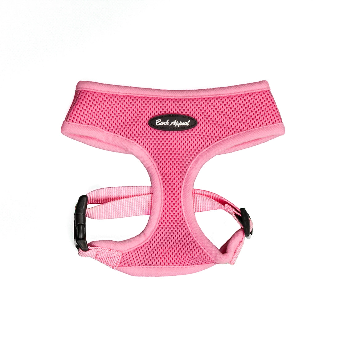 pink mesh dog harness
