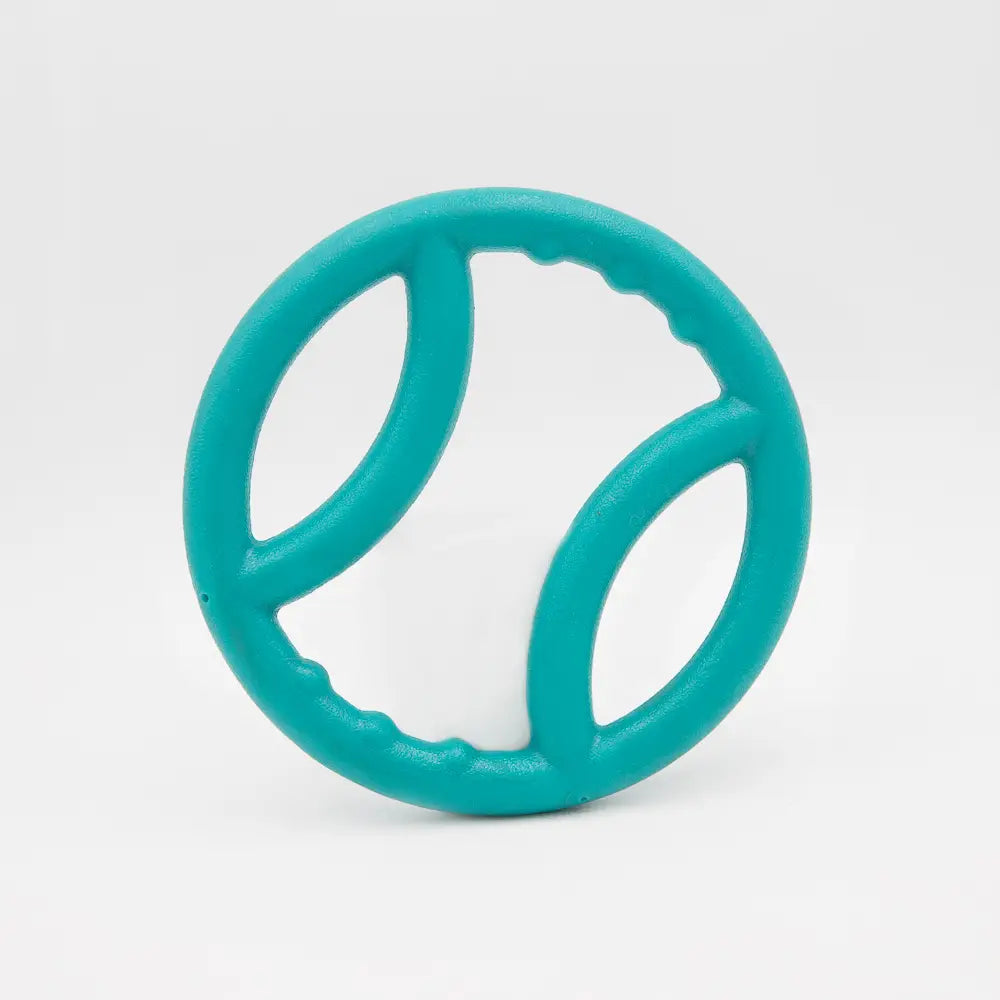 Blue Squeaky Tuff Ring Dog Toy