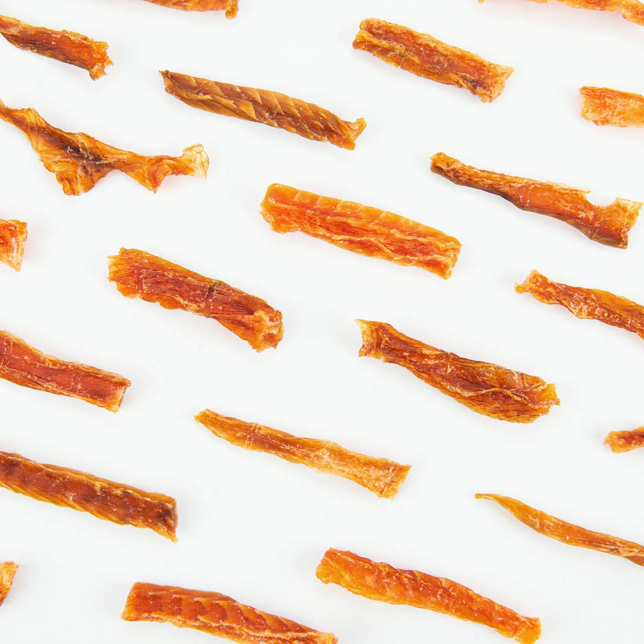 repeating pattern of Salmon Jerky