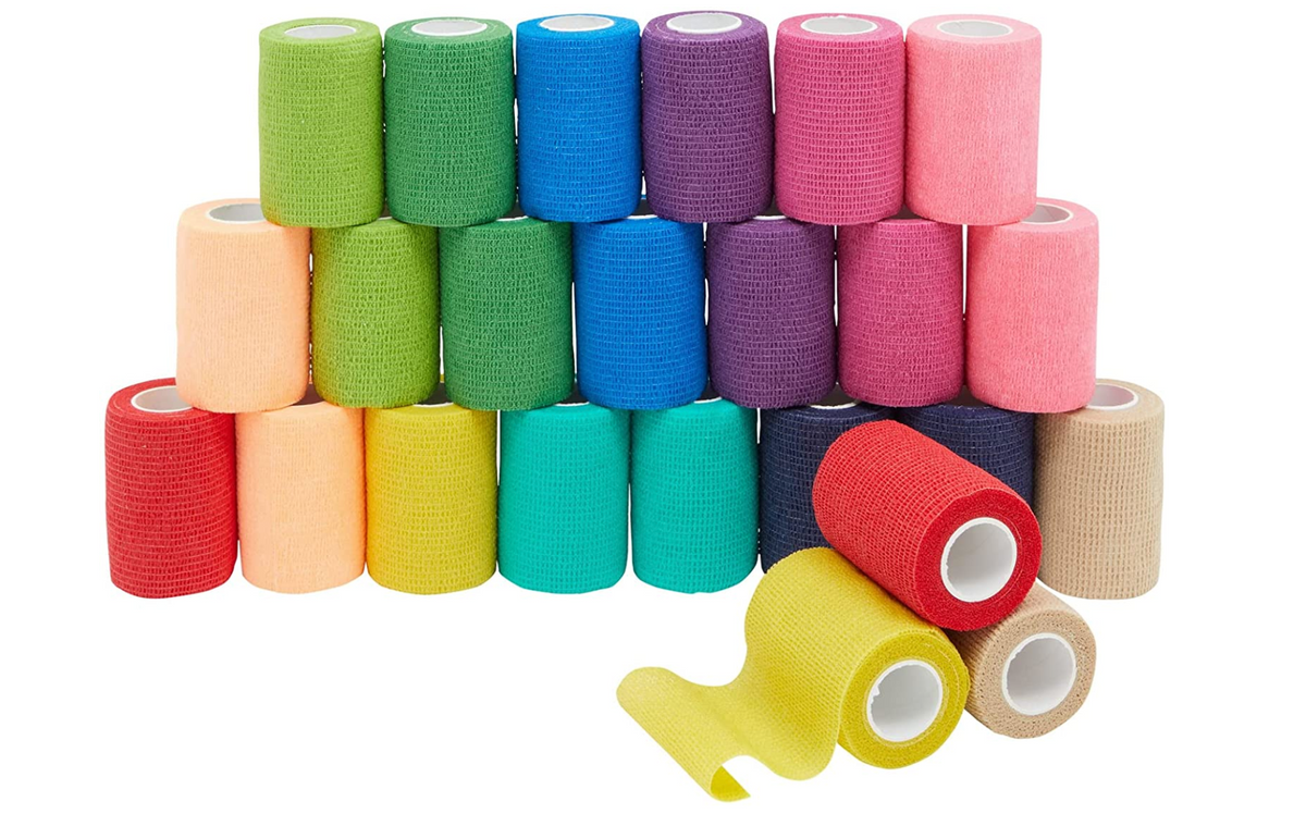 Assorted colors of Vet Wraps