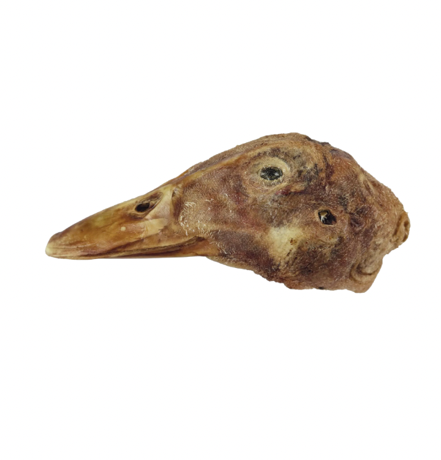 freeze dried duck head