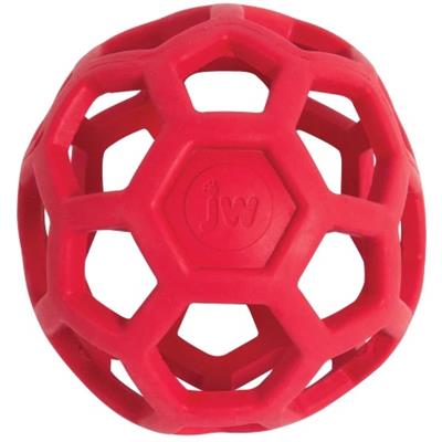 Red Hol-ee Roller Ball dog toy